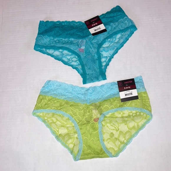 NWT lot Lacey panties size small 3-5 underwear hipster and cheeky - Picture 1 of 4